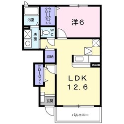 ルサルカ　Ｂ棟の物件間取画像